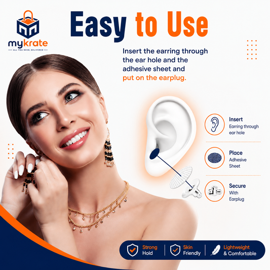 Earring Support Patches for Earlobes
